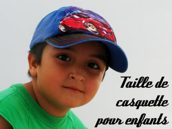 Taille casquette enfant