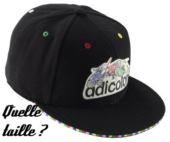 Taille casquette visire plate 59 fifty