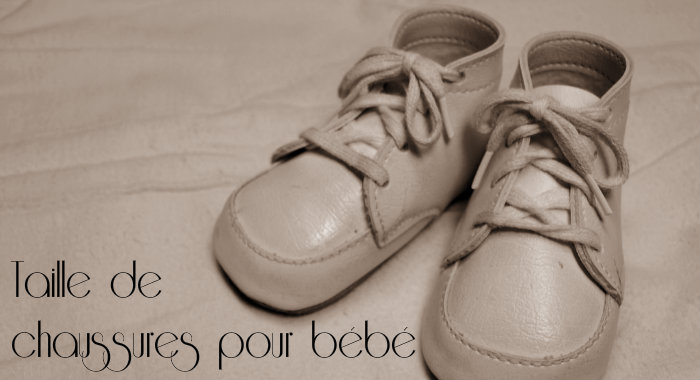 Taille de chaussures bb